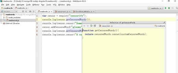 webStorm