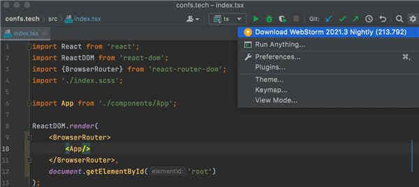 webStorm