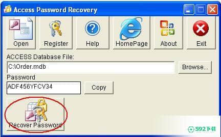 Access Password Recovery