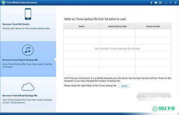 Free iPhone Data Recovery下载