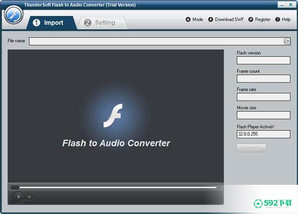 ThunderSoft Flash to Audio Converter