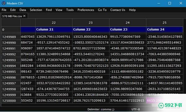 Modern CSV[标签:软件类型