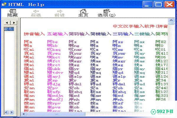 中文简易数字输入法