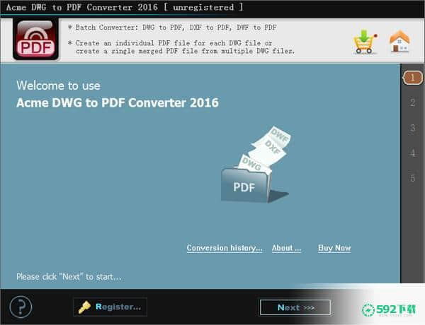 Acme DWG to PDF Converter