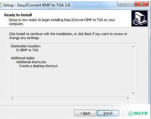 Easy2Convert BMP to TGA