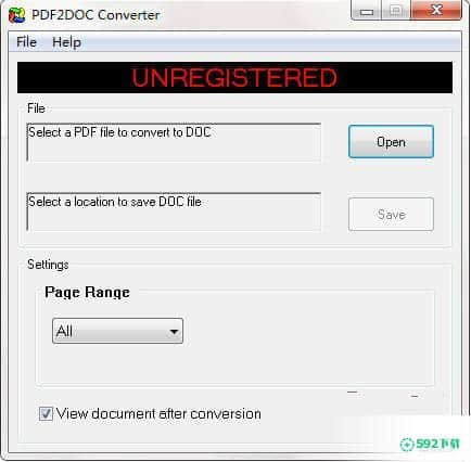 PDF2DOC Converter