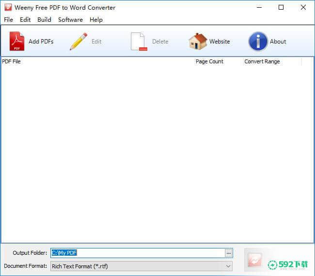 Weeny Free PDF to Word Converter