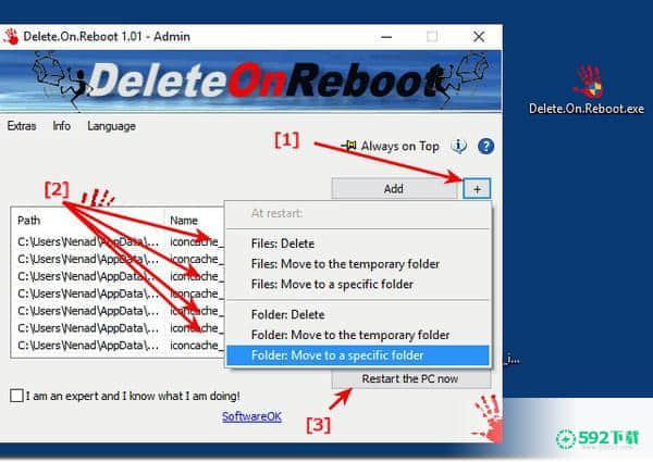 Delete.On.Reboot[标签:软件类型