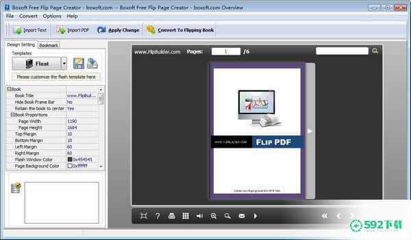 Boxoft Free Flip Page Creator