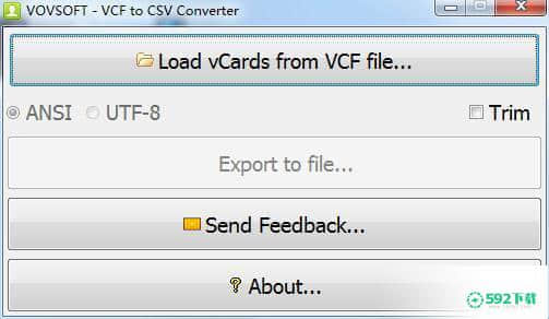 VCF to CSV Converter