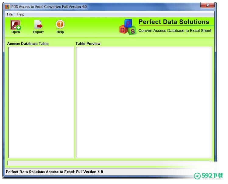 PDS Access to Excel Converter