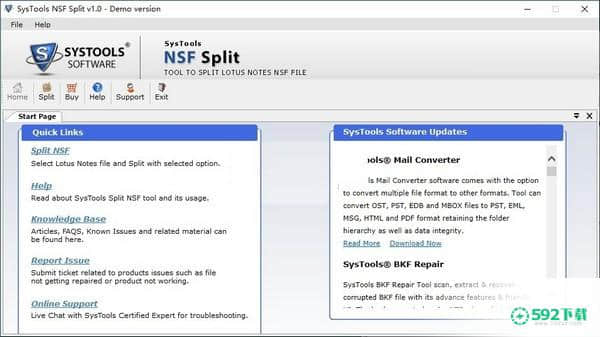 SysTools NSF Split