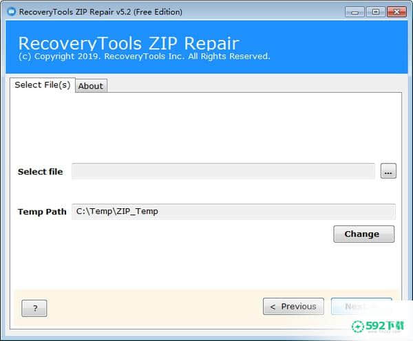 RecoveryTools ZIP Repair