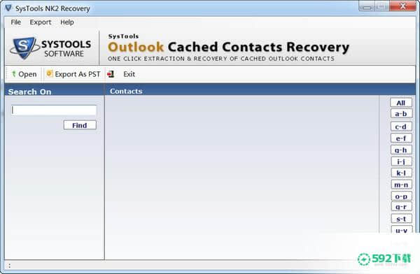 SysTools Outlook Cached Contacts Recovery