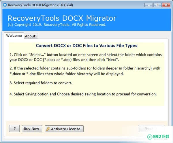 RecoveryTools DOCX Migrator[标签:软件类型