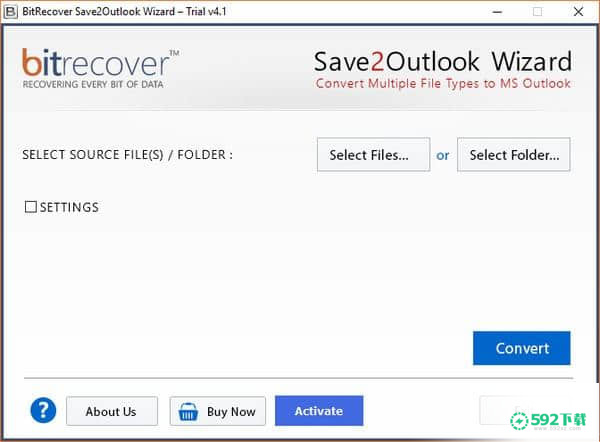 BitRecover Save2Outlook Wizard