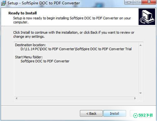 SoftSpire DOC to pdf Converter[标签:软件类型