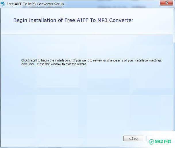 Free AIFF To MP3 Converter[标签:软件类型