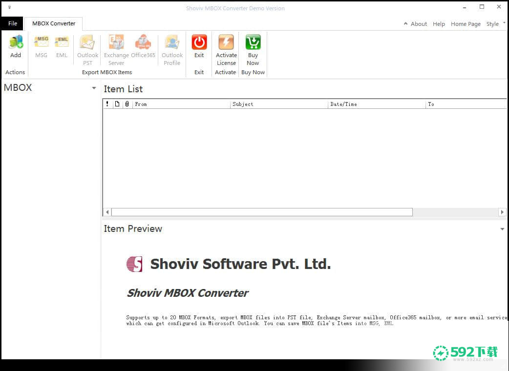 Shoviv MBOX Converter