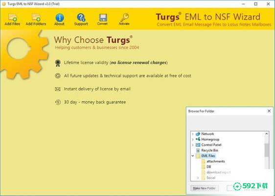 Turgs EML to NSF Wizard