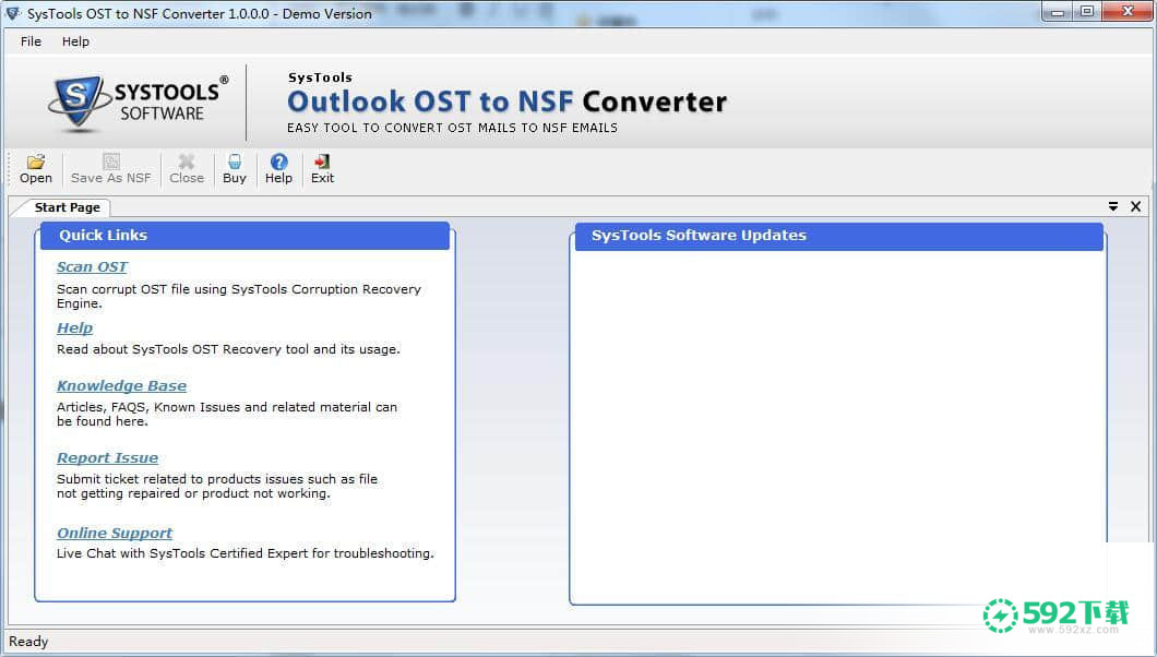 SysTools Outlook OST to NSF Converter