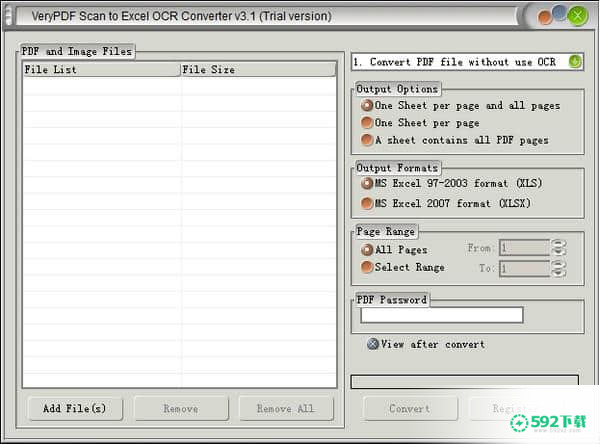 VeryPDF Scan to Excel OCR Converter