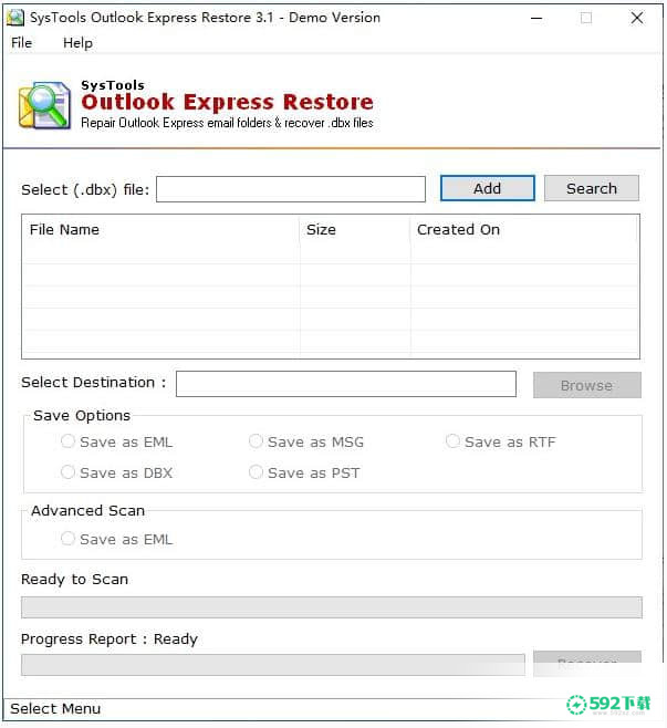 SysTools Outlook Express Restore