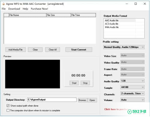 Agree MP3 to M4A AAC Converter