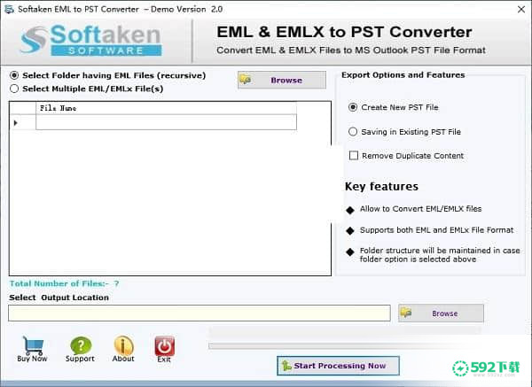 Softaken EML to PST Converter