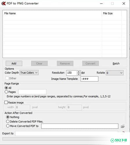 Digitzone PDF to PNG Converter