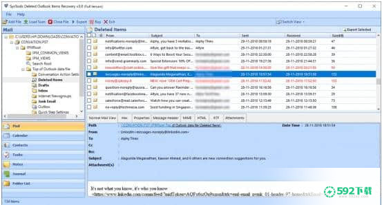 SysTools Outlook Deleted Items Recovery
