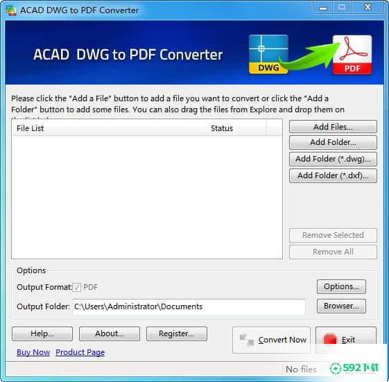 AutoCAD DWG to PDF Converter