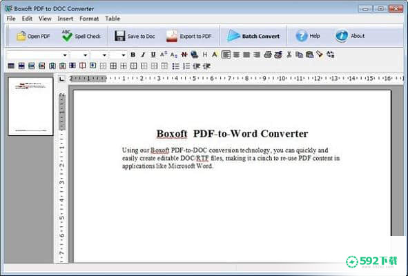 Boxoft PDF to DOC Converter