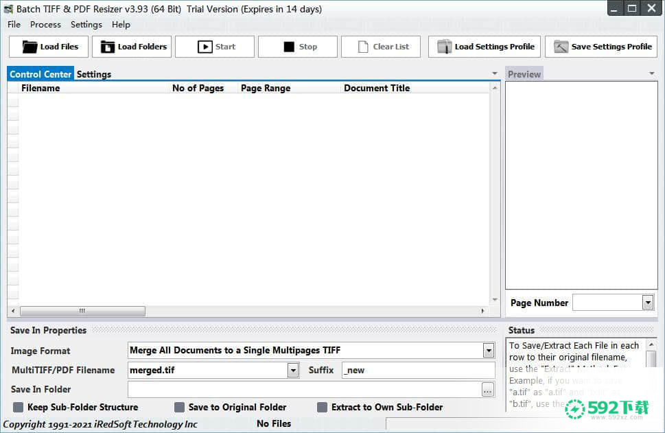 Batch TIFF PDF Resizer