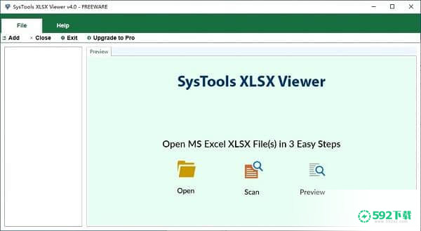 SysTools XLSX Viewer