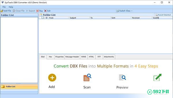 SysTools DBX Converter