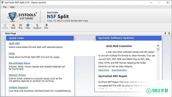 SysTools NSF Split