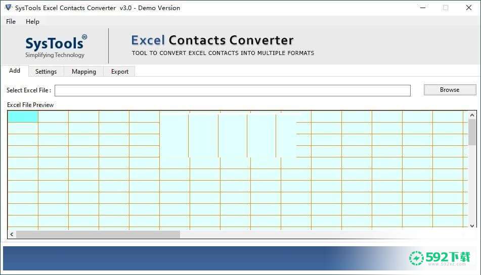 SysTools Excel Contacts Converter