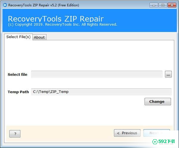 RecoveryTools ZIP Repair