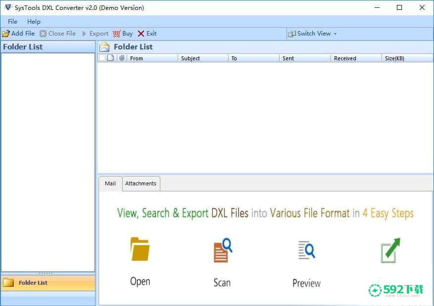 SysTools DXL to PST Converter