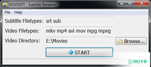 Vovsoft Subtitle Renamer