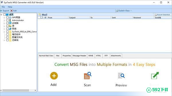 SysTools MSG Converter