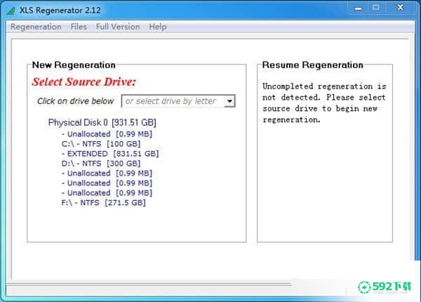 XLS Regenerator