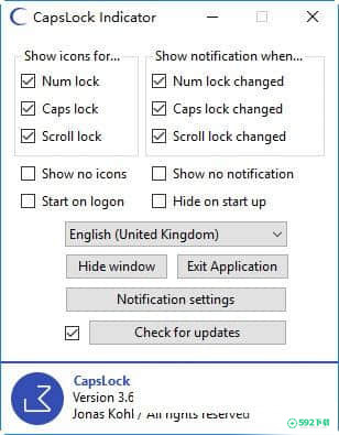 CapsLock Indicator