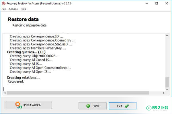 Recovery Toolbox for Access