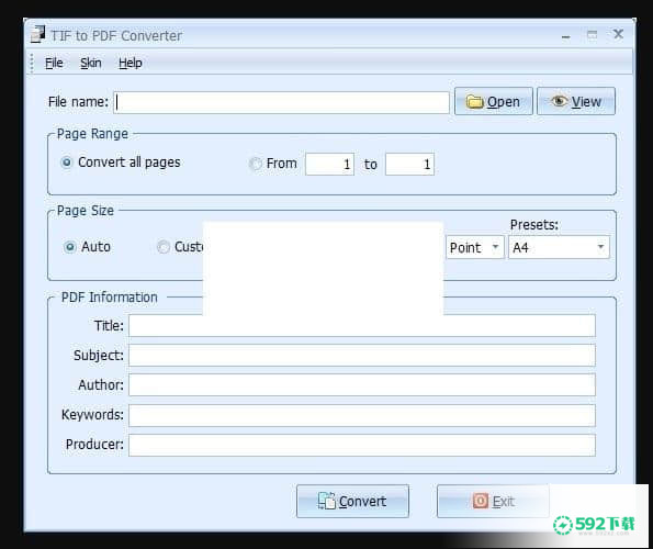 TIF to PDF Converter